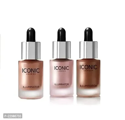 Yorbax Iconic Glow Shine Blossom Liquid Illuminator  Highlighter For Face Makeup-thumb3