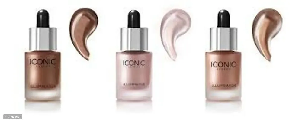 ICONIC LONDON Illuminator Combo of Three Shades 1.0 Shine 2.0 Original And 3.0 Glow-thumb0