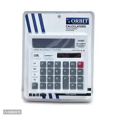 Large Display Orbit Calculator OT-512 WTC White Color..-thumb0