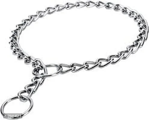 Attach Heavy Weight Stainless Steel Chain, Dogs Leash Chain, Heavy Duty Dog Chain with both Corner Rings for Multipurpose Use(Length - 4 Feet)-thumb0