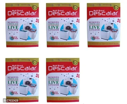 Attach Multi Brand Descaler Powder for all Brands Washing Machines , Dishwashers , Coffe Machines to Clean Scale from Appliances 100gm Pack of 5-thumb0