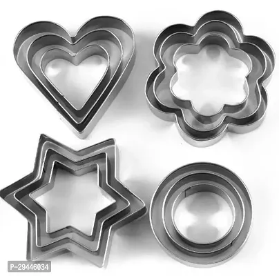 Cookie Cutter Stainless Steel Different Shaper, 4pcs-thumb0