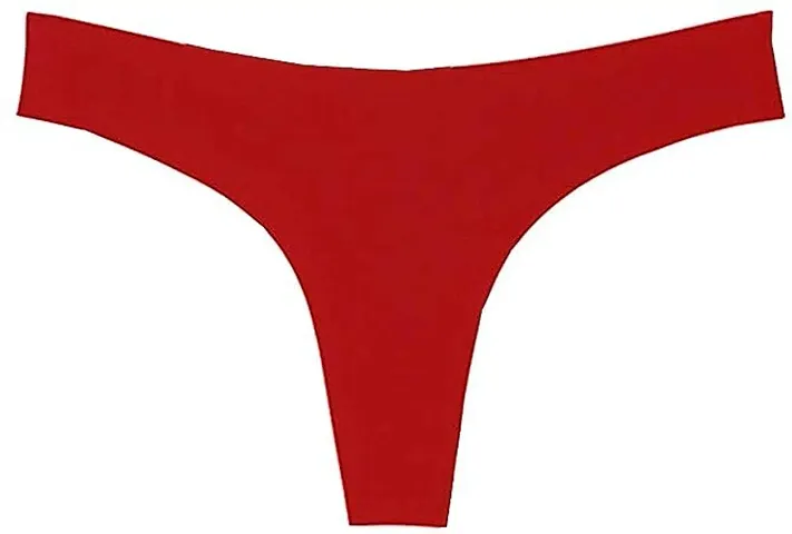 THE BLAZZE Women's Thong Low Rise Sexy Solid G-String Thong Bikini T-String Sexy Lingerie Panties Briefs