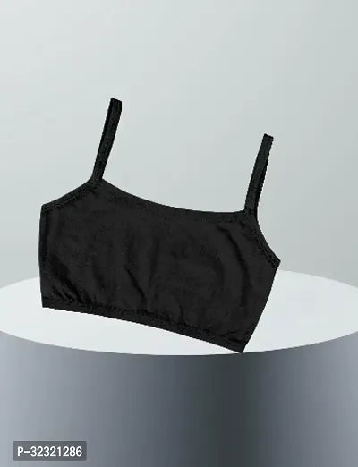 Stylish Black Cotton Blend Everyday Bra For Women