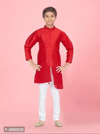 Aarika Boys Red Kurta Pyjama
