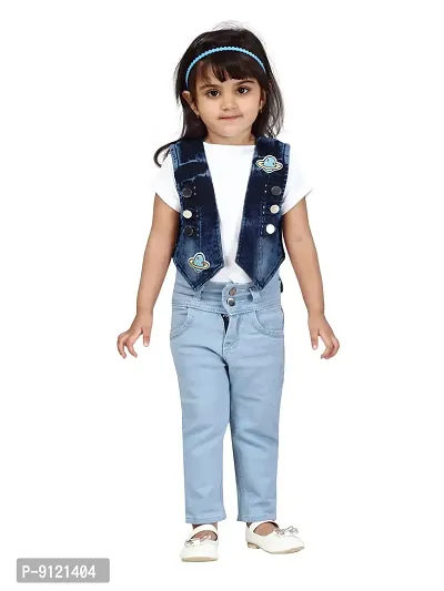 Stylish Fancy Cotton Solid Party Wear Jacket For Girls-thumb0