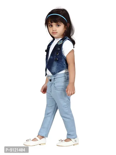 Stylish Fancy Cotton Solid Party Wear Jacket For Girls-thumb2