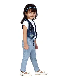 Stylish Fancy Cotton Solid Party Wear Jacket For Girls-thumb2