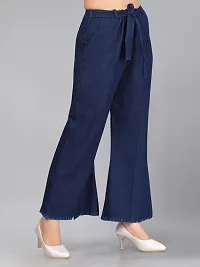 Aarika Girls Navy Blue Color Denim Jeans-thumb1