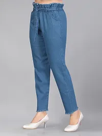 Aarika Girls Blue Color Denim Jeans-thumb2