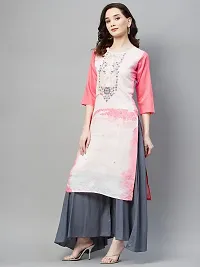 Beautiful  Gajri Coloured Embellished Kurti For Women-thumb2