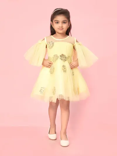 Fit and Flare Partywear Frocks for Girls