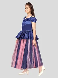 Aarika Girls Blue Party Wear Gown-thumb2