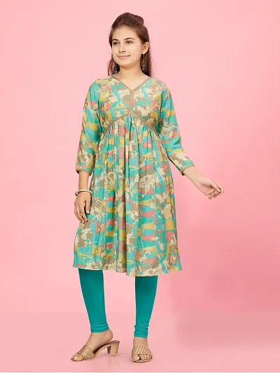 Girls Silk Stitched Salwar Suit Sets 
