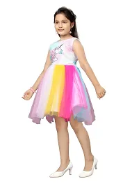 Fabulous Georgette Embellished Frocks For Girls-thumb1