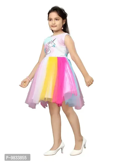 Fabulous Georgette Embellished Frocks For Girls-thumb2