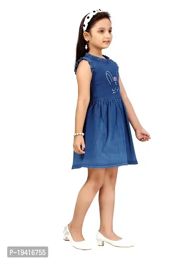 Aarika Girls Blue Color Dress-thumb2