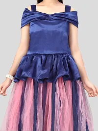 Aarika Girls Blue Party Wear Gown-thumb4