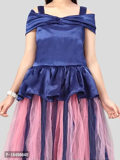 Aarika Girls Blue Party Wear Gown-thumb5
