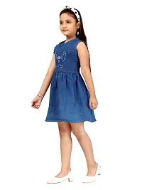 Aarika Girls Blue Color Dress-thumb2