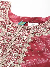 Aarika Womens Rani Color Printed/Embroidery Cotton Kurti-thumb1