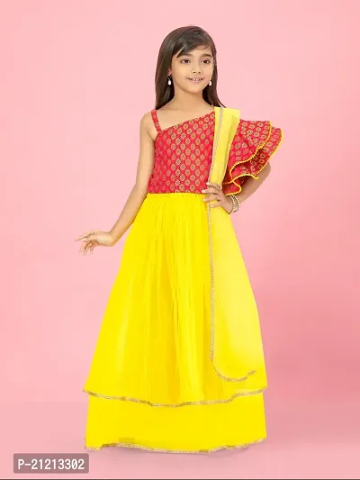Buy Rani, Yellow Ethnic Wear Sets for Girls by AARIKA GIRLS ETHNIC Online |  Ajio.com
