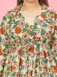 Aarika Girls Multi Colour Floral Print Cotton Co-ord Set-thumb2