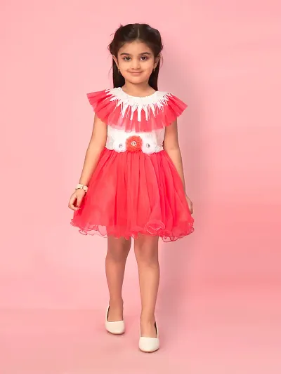 Fit and Flare Partywear Frocks for Girls