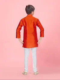 Aarika Boys Orange Kurta Pyjama-thumb3