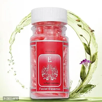 100% Natural Aloe Vera And Vitamin E Facial Capsules For Glowing Skin