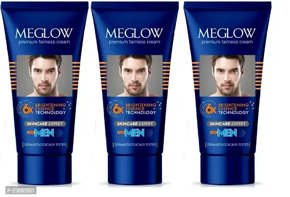 meglow Fairness Cream For Men  (50 g) (PACK OF 3)