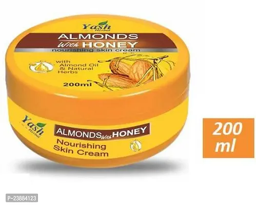 Yash Herbal Almond With Honey Deep Moisturising Skin Cream 200 Ml-thumb0