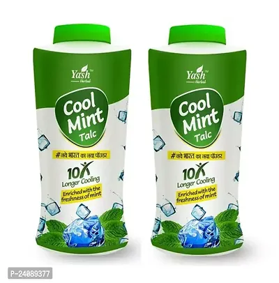 Yash Cool Mint Talc Powder (PACK OF 2)-thumb0