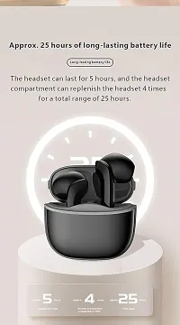 Stylish Black In-ear Bluetooth Wireless Headphones With Microphone-thumb1