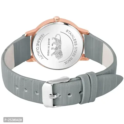 PAPIO Grey Color Leather Belt Ladies and Girls Analog Watch for Women (MT-318 Grey)-thumb5