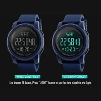 PAPIO Blue Color TPU Band Digital Unisex Watch for Men and Boys (DIGITAL-21 Blue)-thumb4