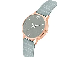 PAPIO Grey Color Leather Belt Ladies and Girls Analog Watch for Women (MT-318 Grey)-thumb3