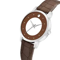 PAPIO Coffee Color Leather Belt Ladies and Girls Analog Watch for Women (MT-338 Coffee)-thumb3