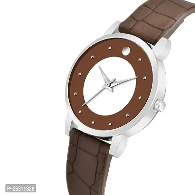 PAPIO Coffee Color Leather Belt Ladies and Girls Analog Watch for Women (MT-338 Coffee)-thumb4