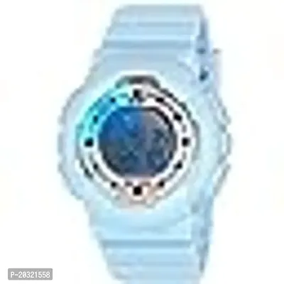 Stylish Blue Plastic Digital Watches For Men