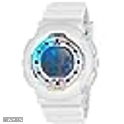 Stylish White Plastic Digital Watches For Men