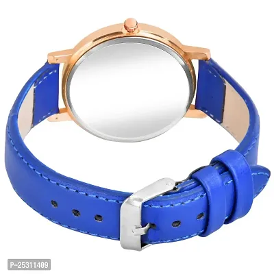 PAPIO Blue Color Leather Belt Ladies and Girls Analog Watch for Women (OP-131 Blue)-thumb5