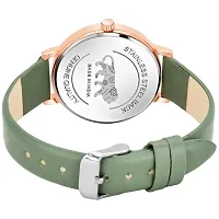 PAPIO Green Color Leather Belt Ladies and Girls Analog Watch for Women (MT-513 Green)-thumb2