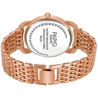 PAPIO Rose Gold Color Metal Belt Ladies and Girls Analog Watch for Women (341-ROSE Gold)-thumb3