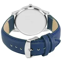 PAPIO Blue Color Leather Band Analog Watch for Boys and Men (205-BLUE)-thumb3