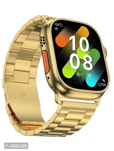 Stylish Premium Big Size Golden Ultra Smart Watch-thumb0