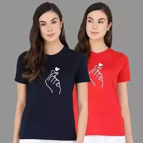 Elegant T-shirt For Women Pack of 2