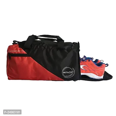 IMPACKT Extreme 3.0 Duffel Gym Bag (Red Black)-thumb0