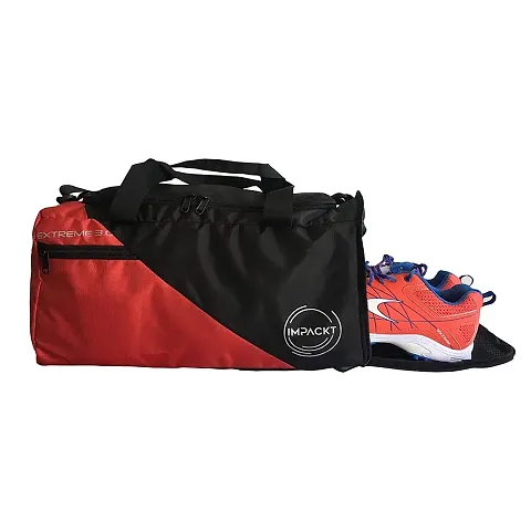 IMPACKT Extreme 3.0 Duffel Gym Bag (Red Black)
