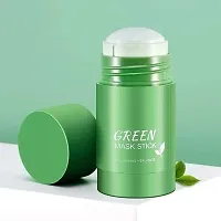 Trendy Green Stick Face Mask-thumb1